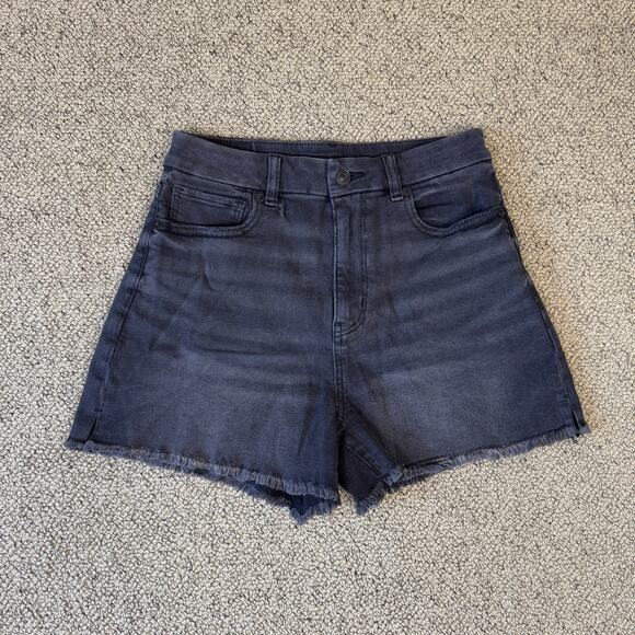 American Eagle Stretch Curvy Mom Denim Shorts US Women's 2 - Picture 2 of 8